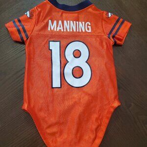 NFL Denver Broncos Peyton Manning jersey onesie